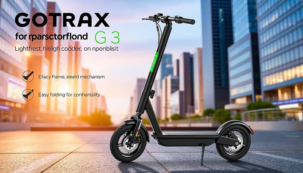 gotrax g3 lightweight scooter