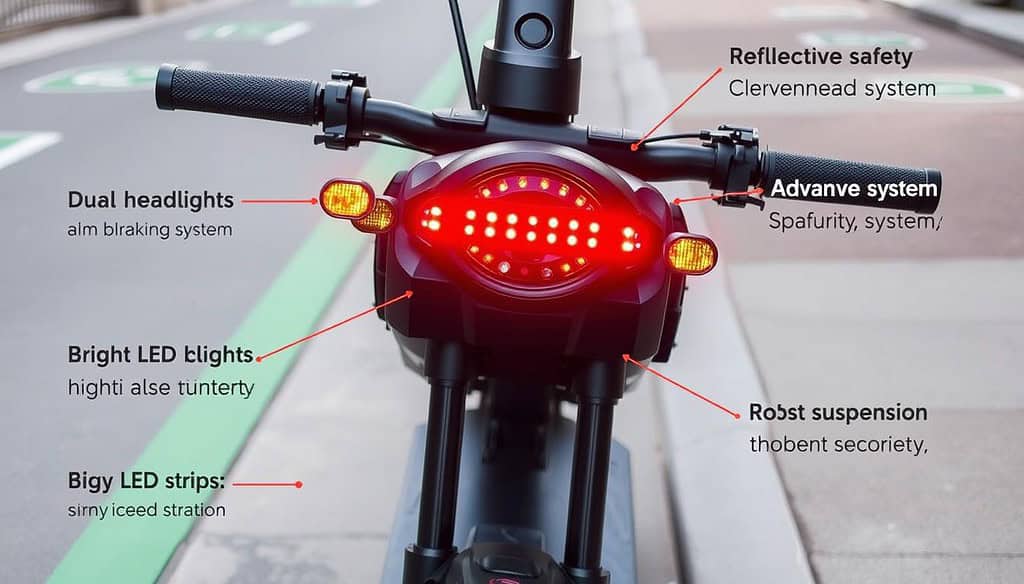 safety features in electric scooter