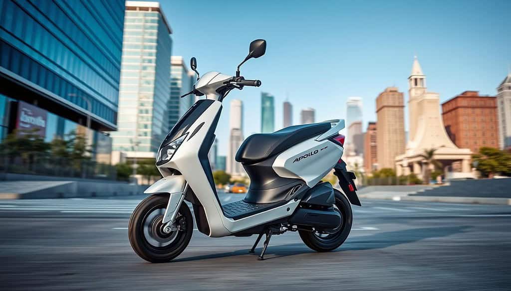 powerful performance and impressive range of Apollo City Scooter