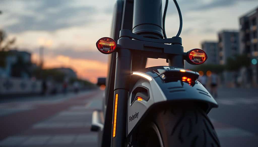 safety features electric scooter