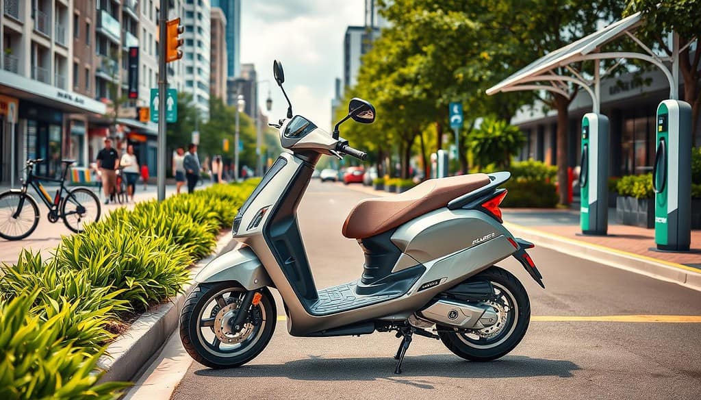 urban commuting eco-friendly scooter