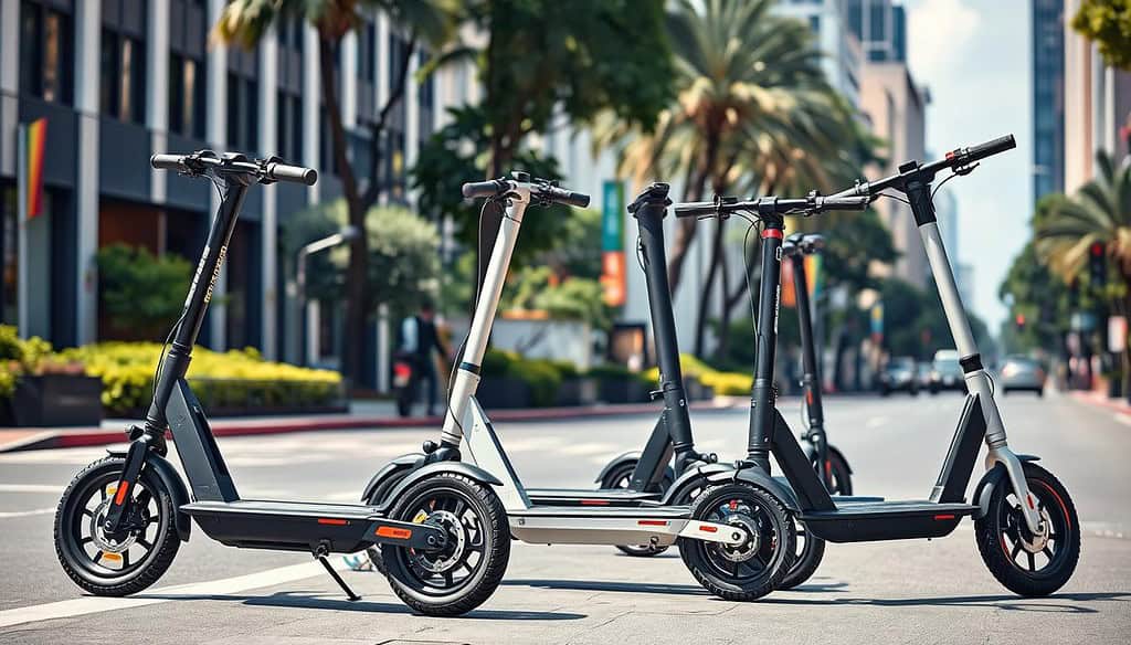 electric scooter competitors feature comparison