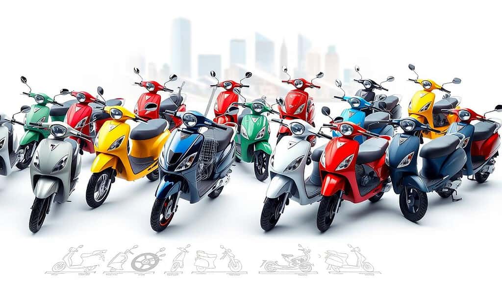 types of moped scooters