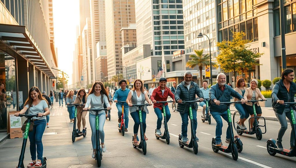 community impact of downtown scooter programs