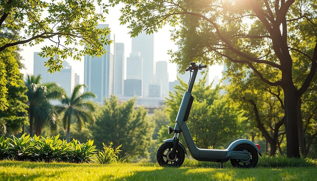 eco-friendly electric scooter