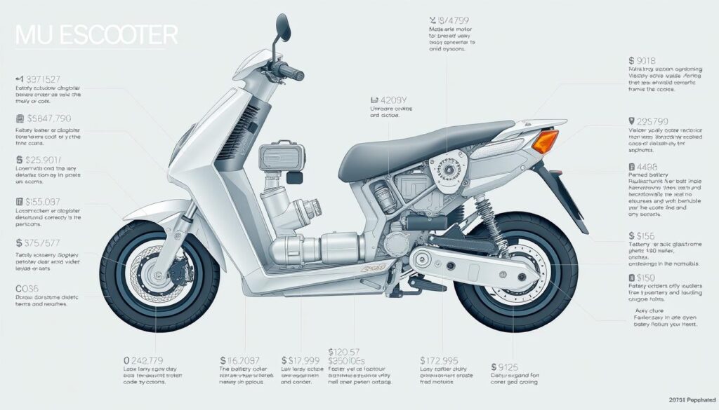 manufacturing costs in electric scooters
