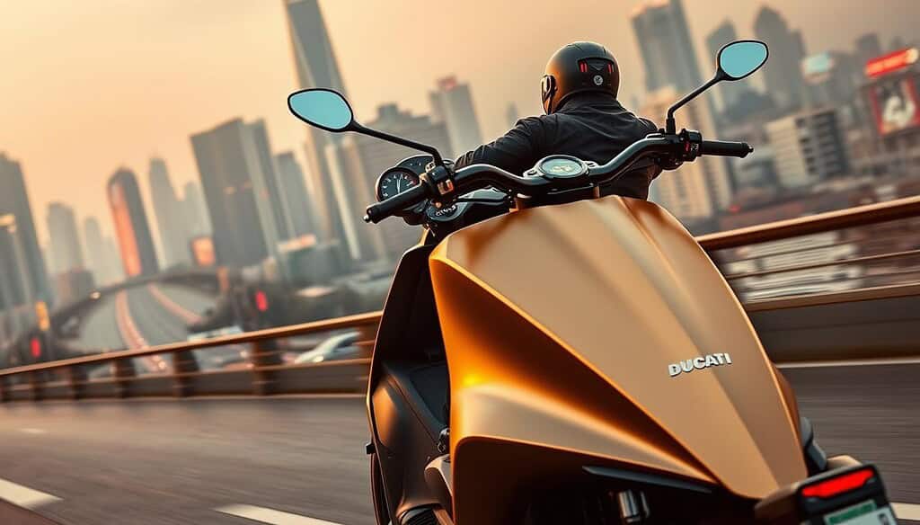 Ducati electric scooter speed and range