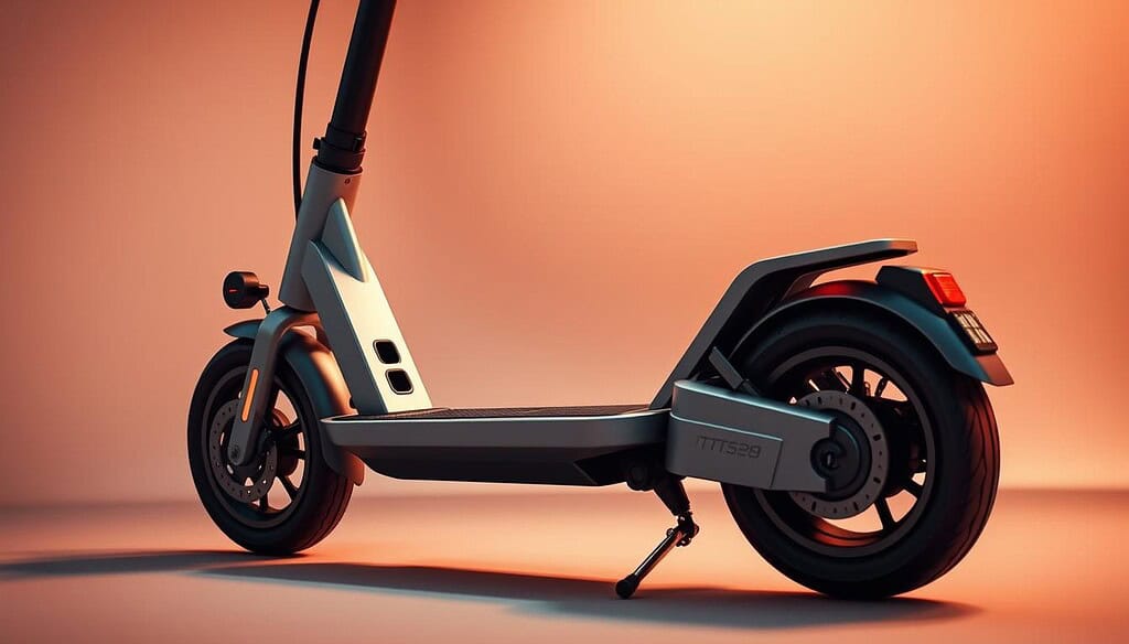 folding electric scooter design