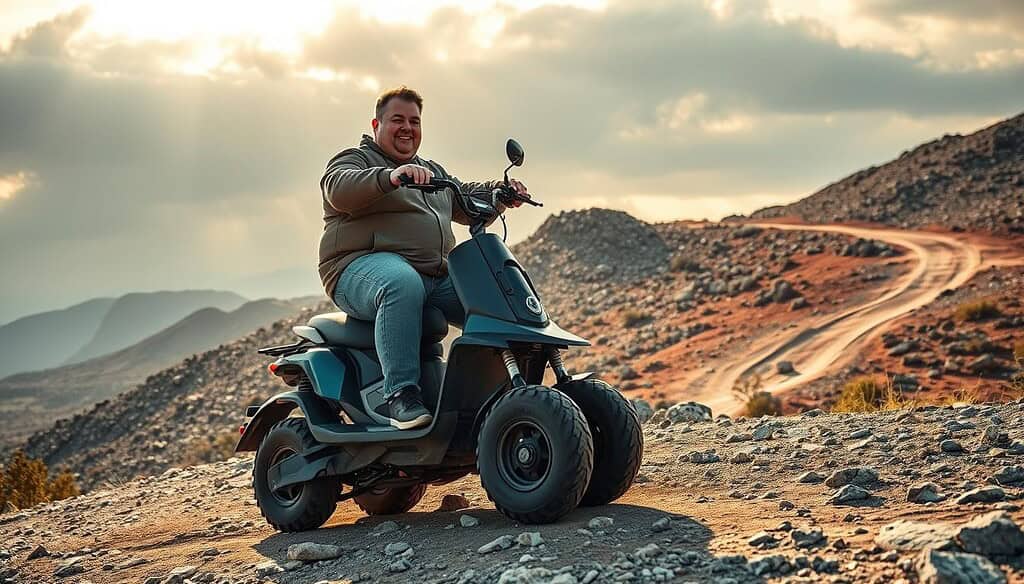 heavy rider scooter