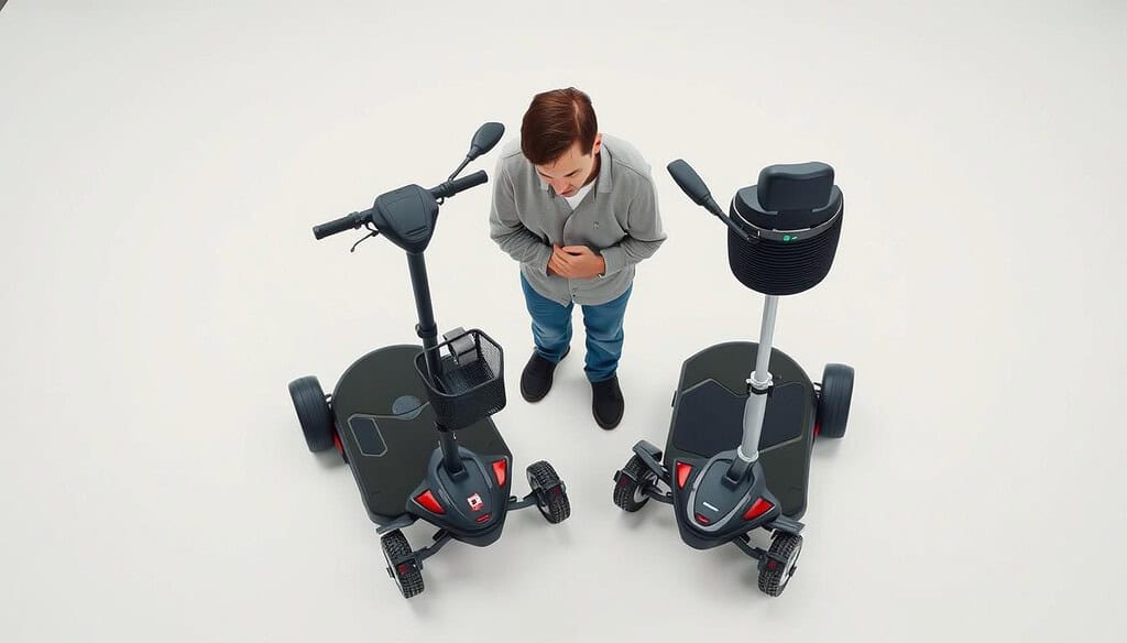 how to choose wheel mobility scooter