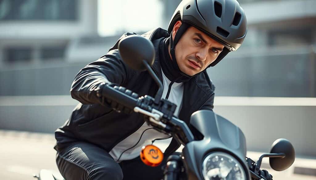 pro electric scooter rider profile