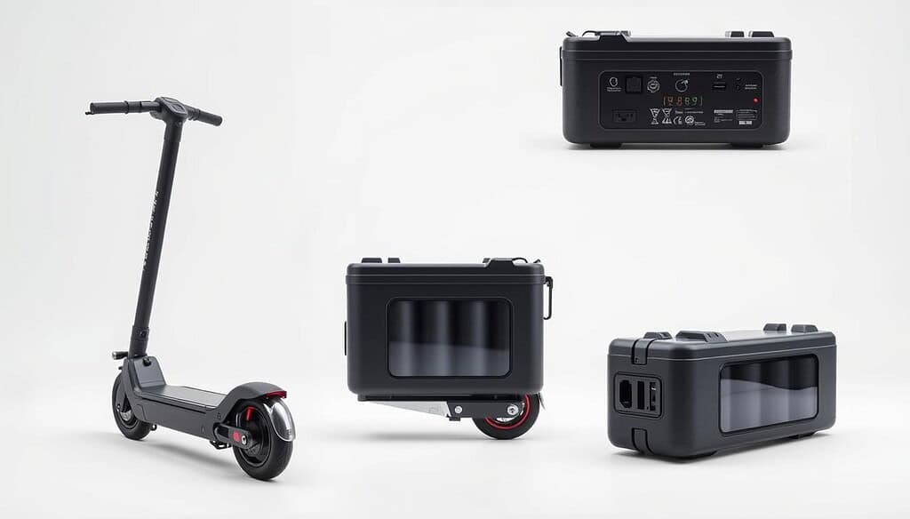 removable battery pack for electric scooter