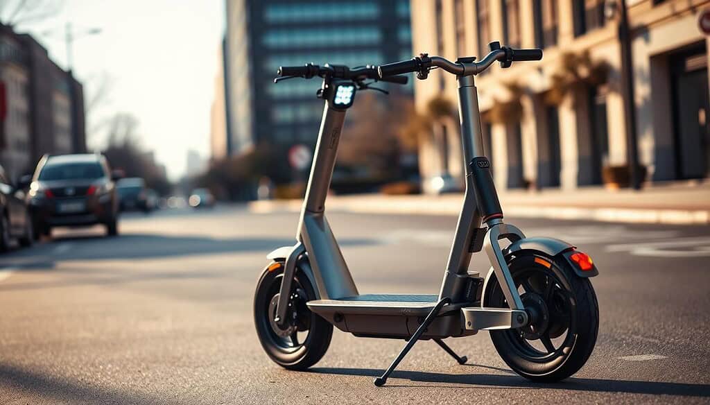 safe electric scooter with durable tires