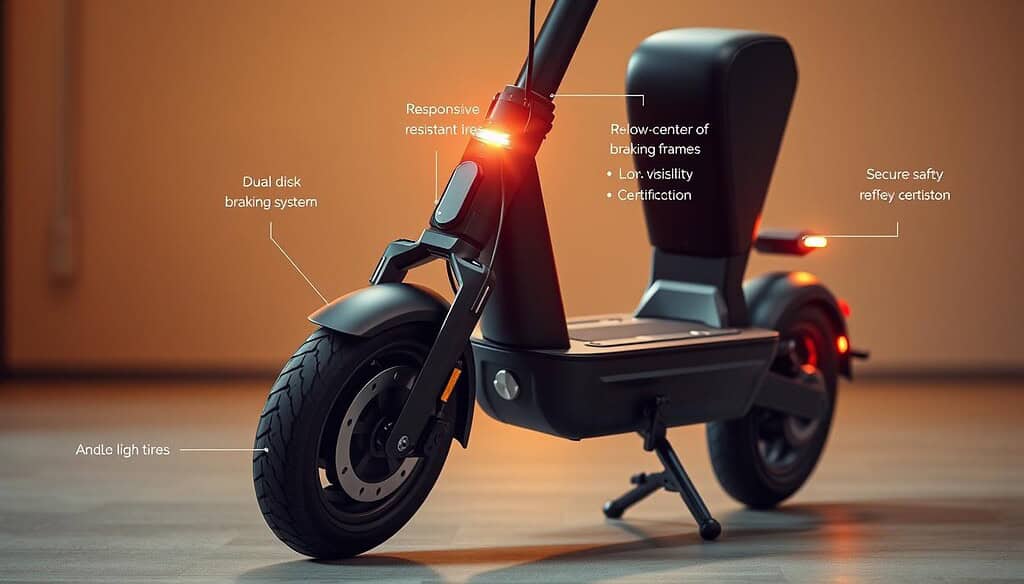 safety features for electric scooters