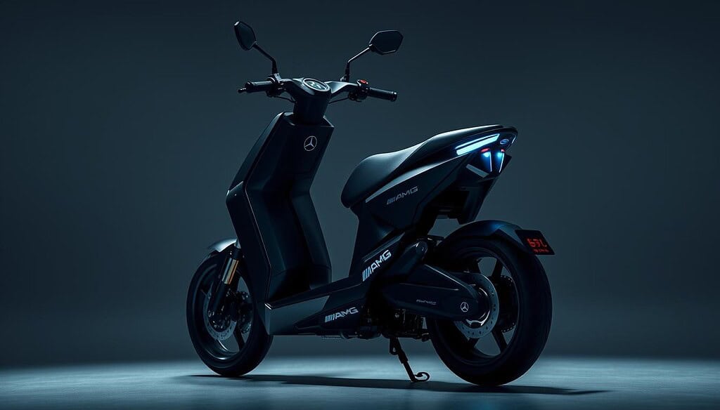 AMG-branded e-scooter