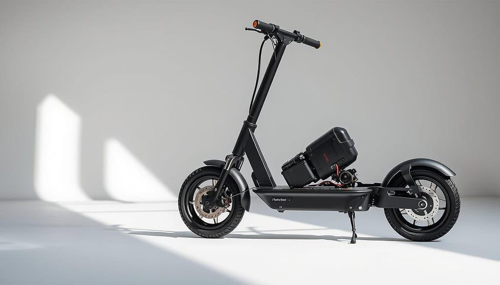 Durable aluminum frame and folding electric scooter