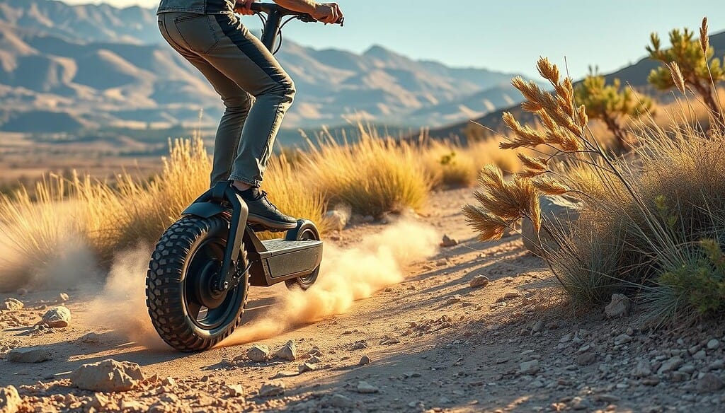EWheels scooter terrain performance