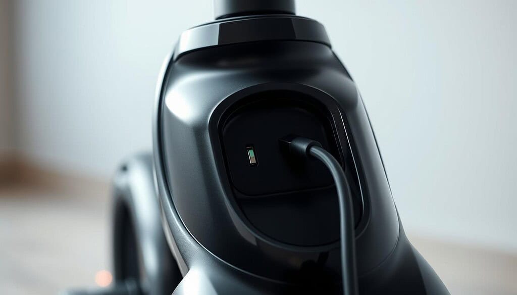 Electric scooter battery and charging features