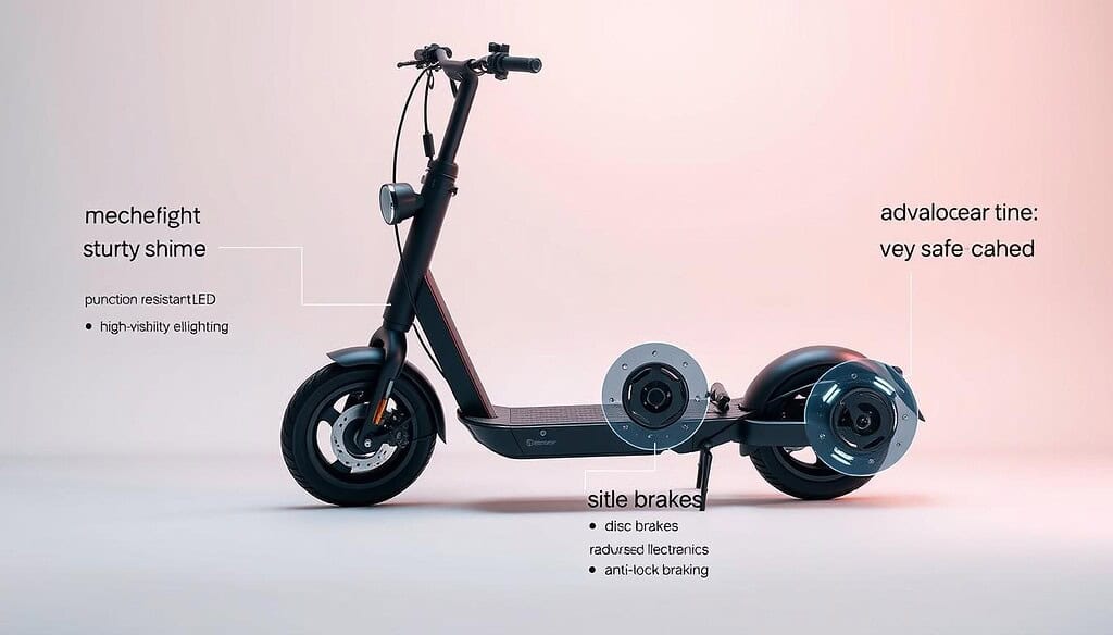 Electric scooter safety features