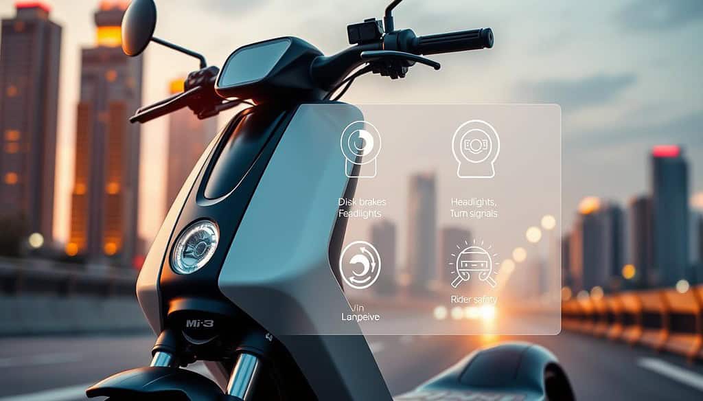 Electric scooter safety features