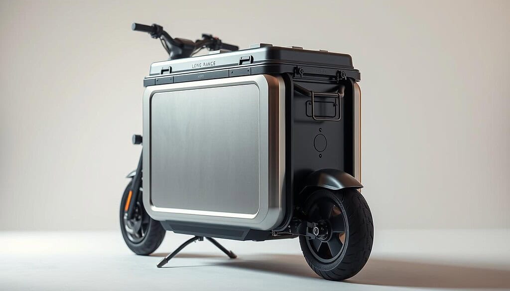 Long-range electric scooter battery