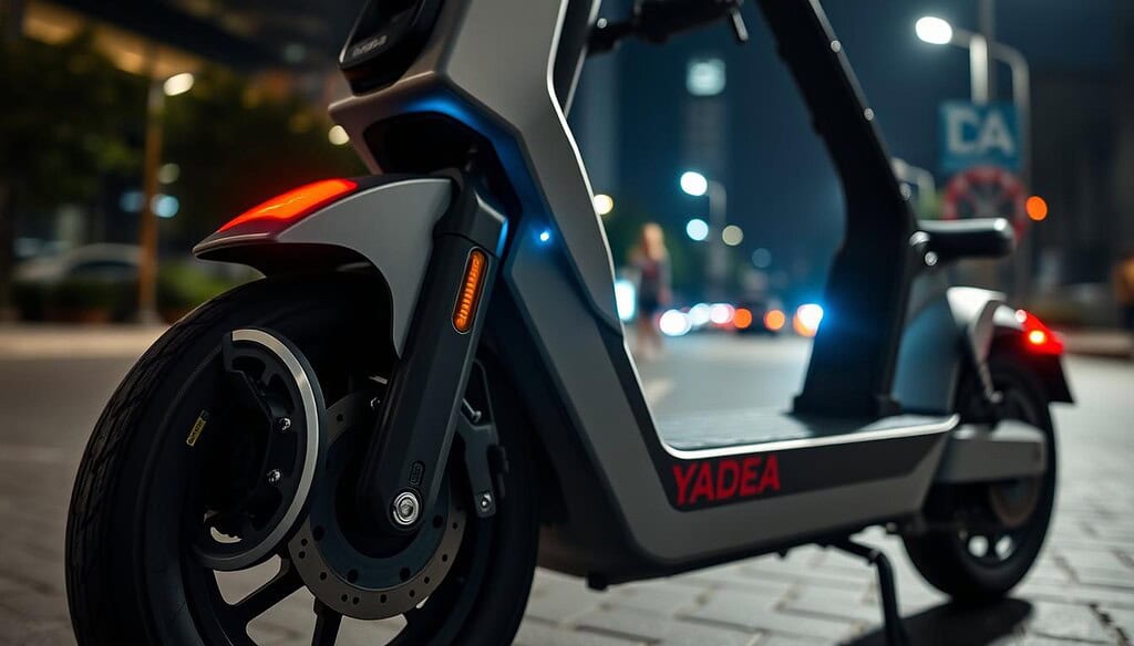 Yadea scooter safety features