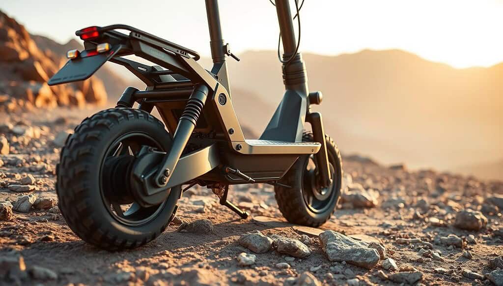 all-terrain electric scooter with 6.5 inch tires