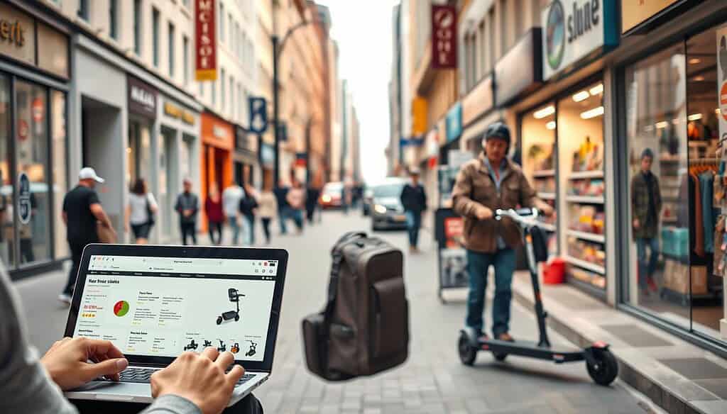buying knee scooter online vs local stores