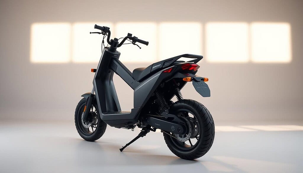 durable aluminum frame electric scooter