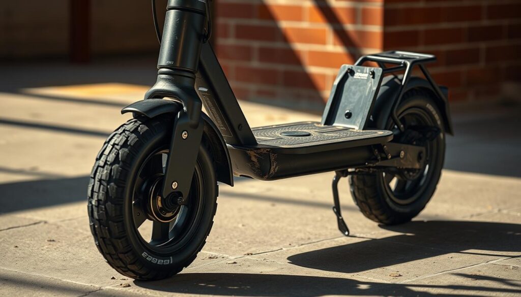 durable scooter frame and tires