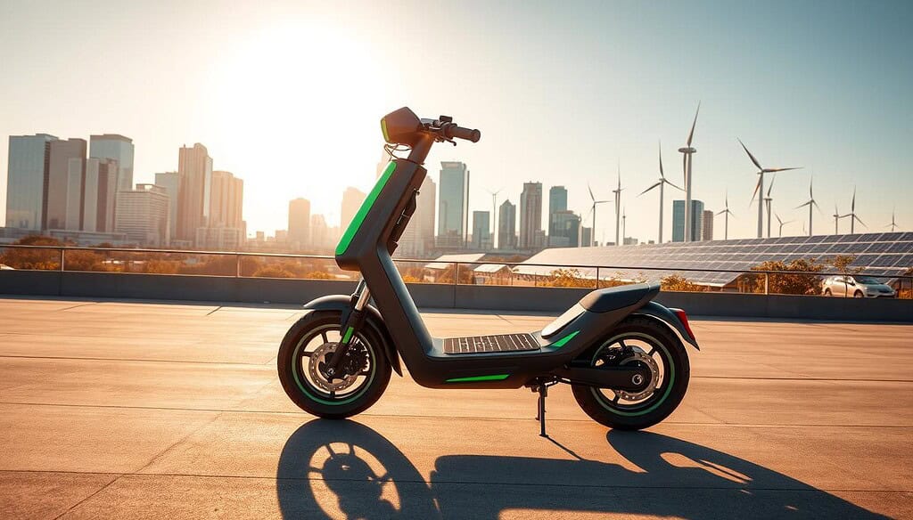 eco-friendly electric scooter