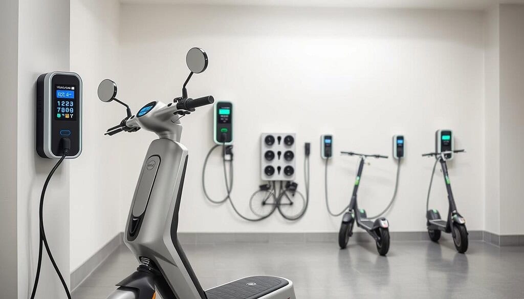 electric scooter charging options