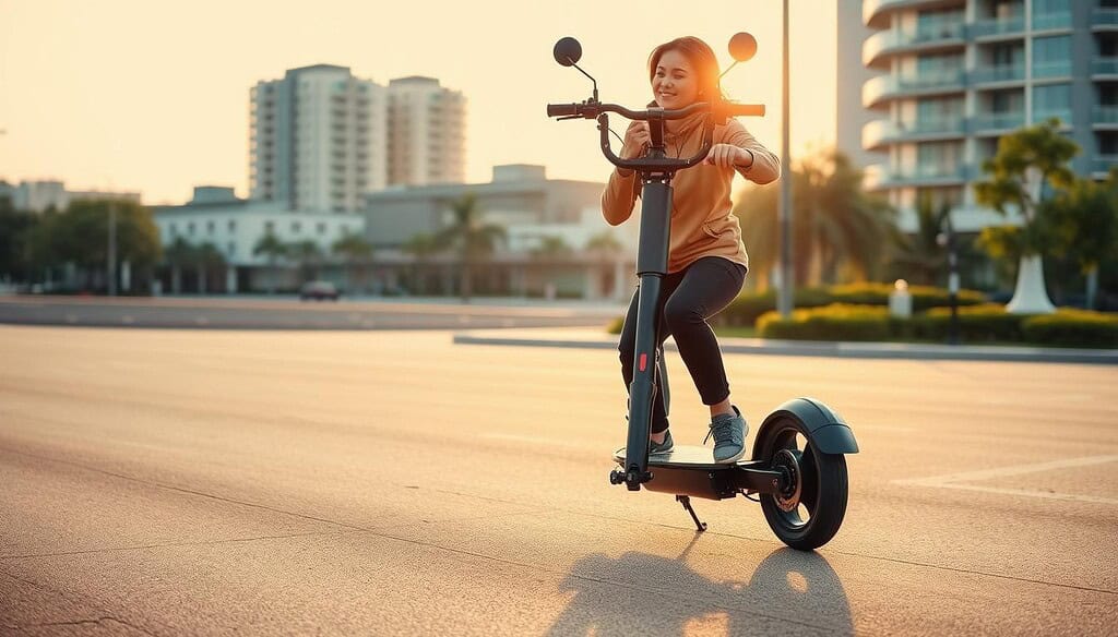 electric scooter ride comfort
