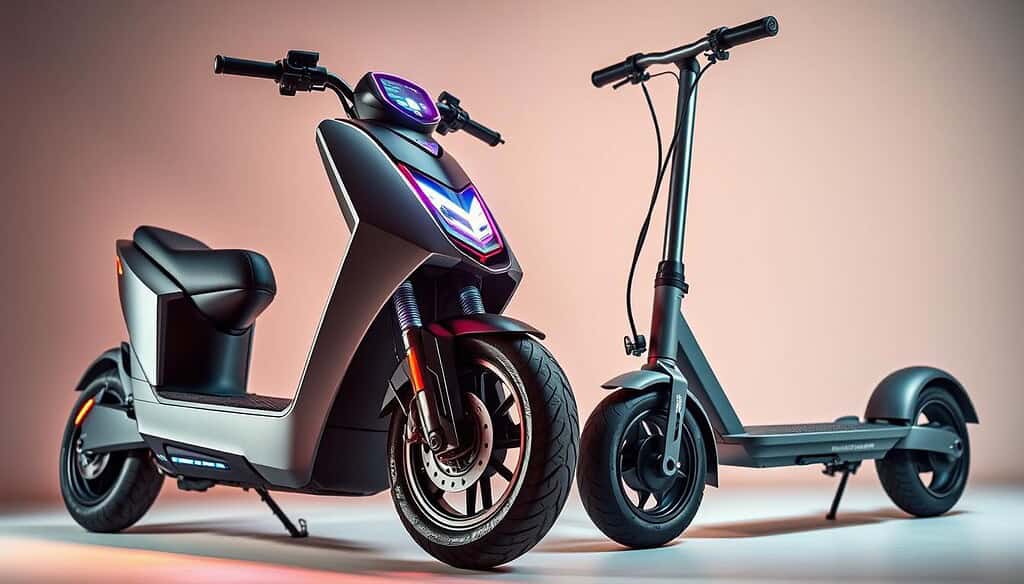 electric vs kick scooter comparison