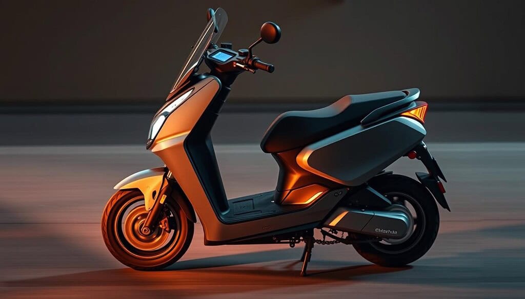 ergonomic electric scooter design