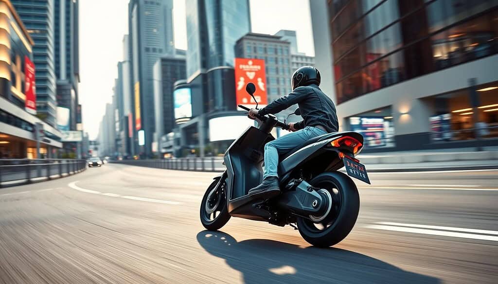 high-speed electric scooter performance
