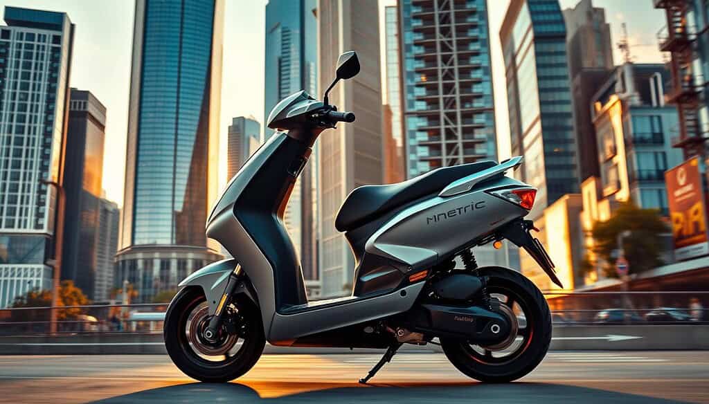 premium electric scooter with seat