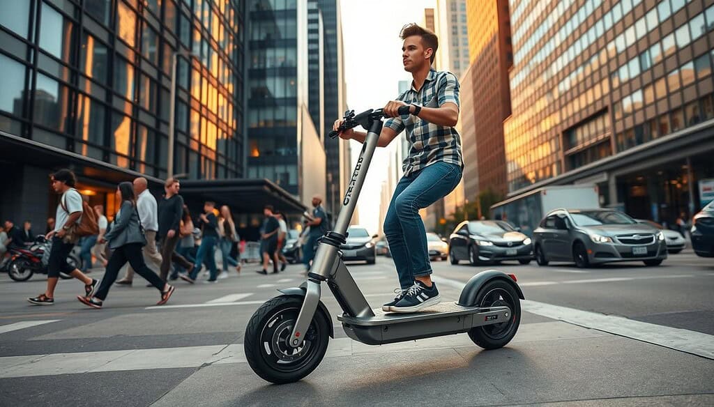 urban commuter kick scooter