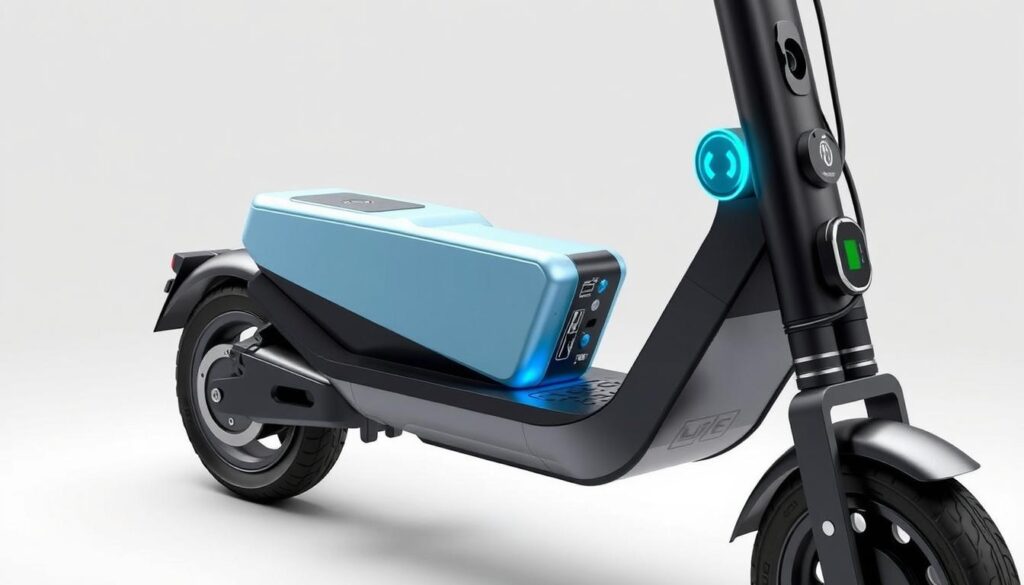 electric scooter battery and charging system