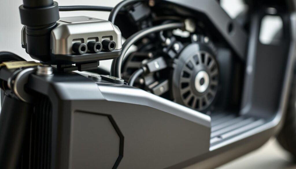 electric scooter battery and motor