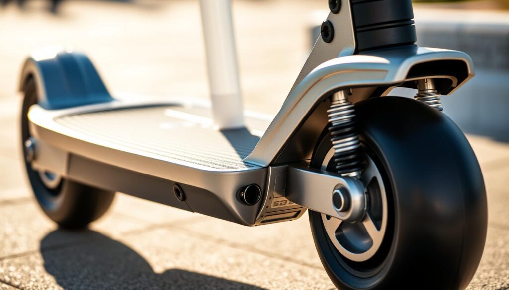 adjustable scooter deck and wheels