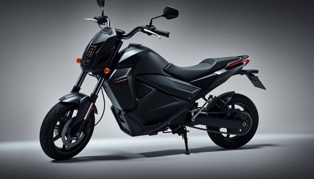 chopper-style design and safety features