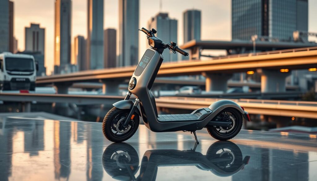 electric scooter charging time and range