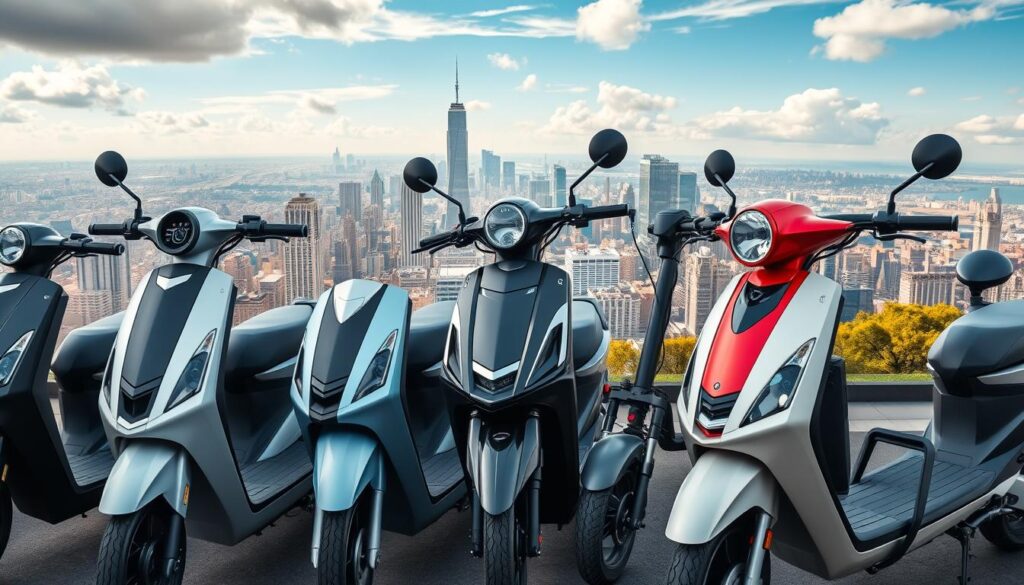 electric scooters global comparison