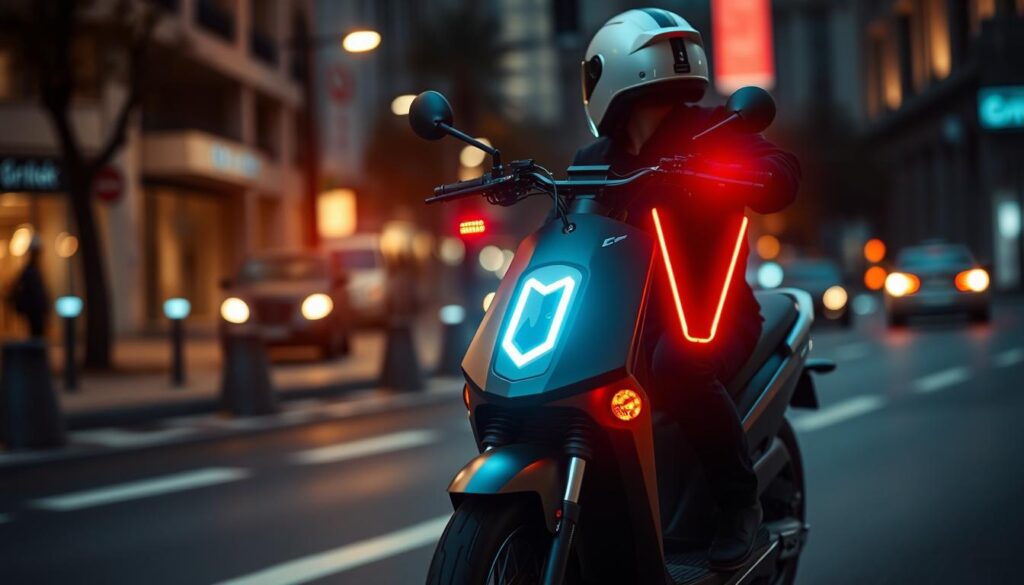 safety features electric scooter