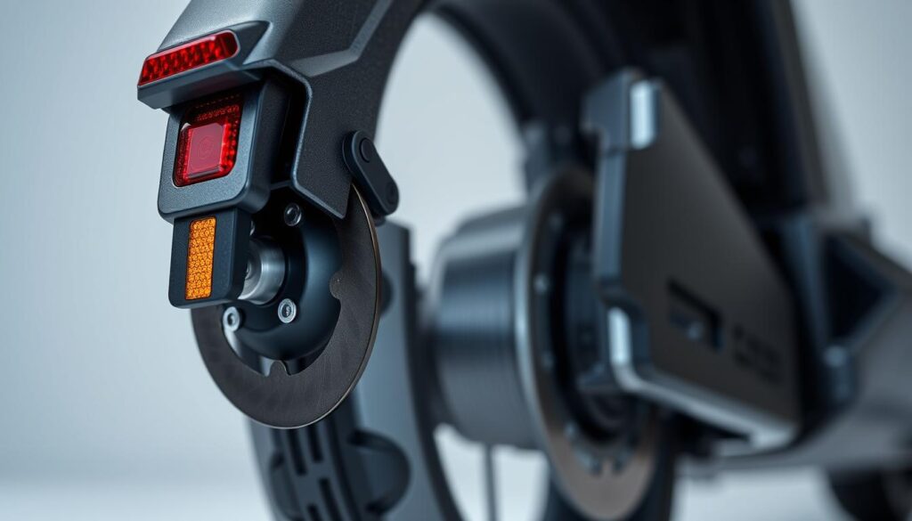 scooter braking system and tail light
