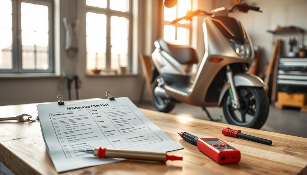 scooter maintenance checklist