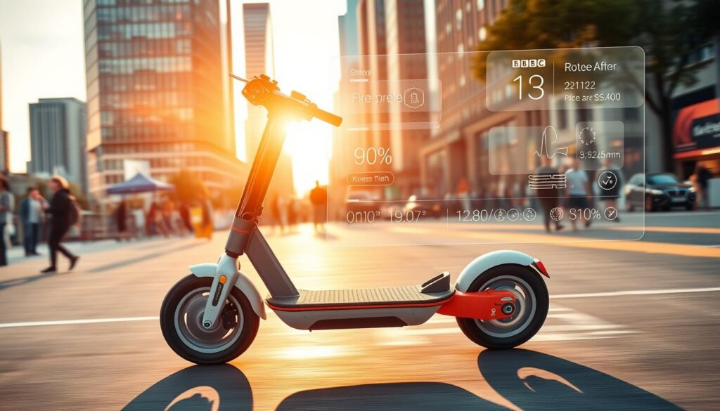 smart app integration for electric scooters
