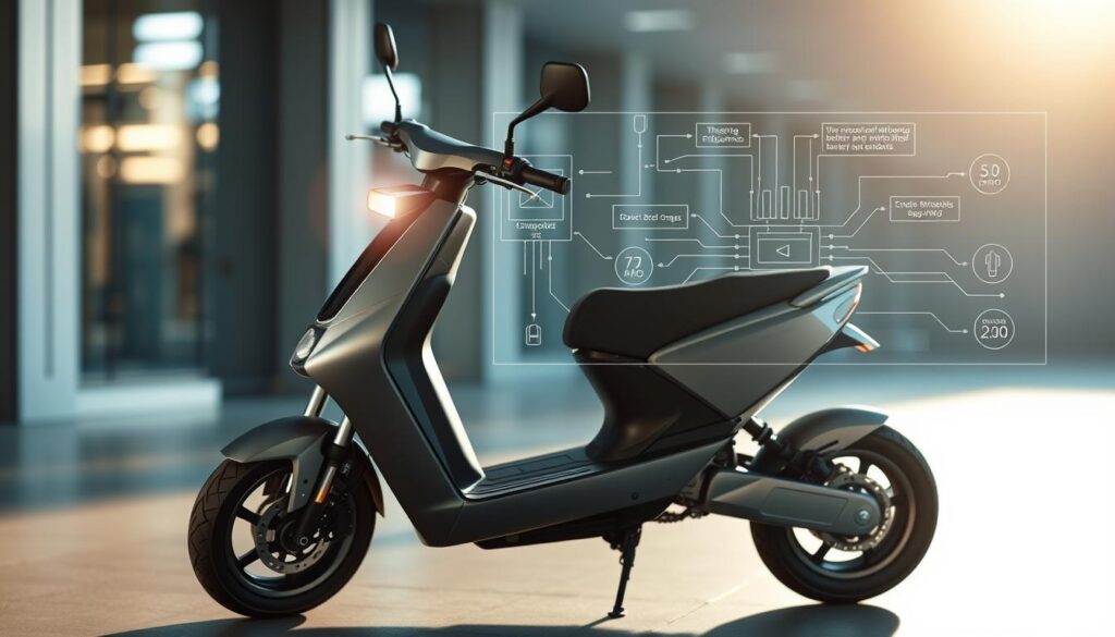 smart battery management system electric scooter