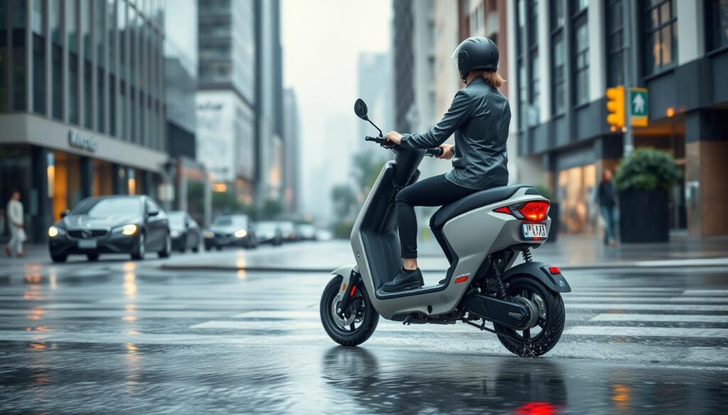 water-resistant scooter design